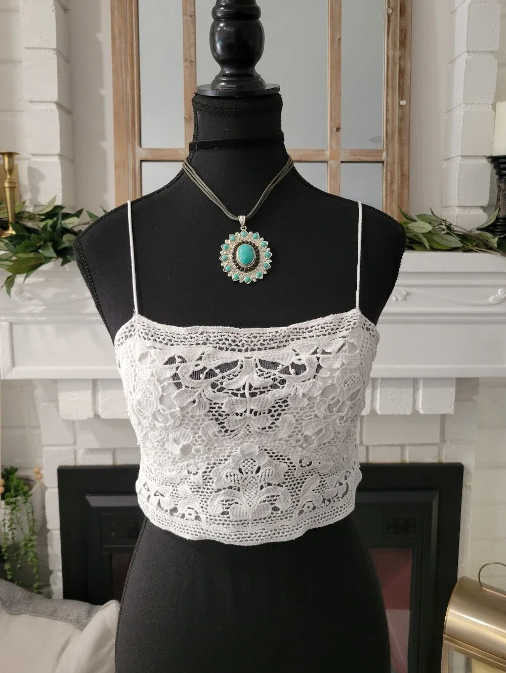 FP One White Lace Bralette Crop Top - Women Tops - Picture 3 of 6